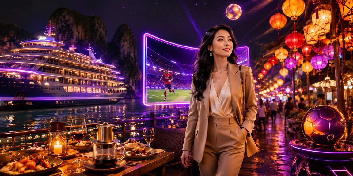 Khung cảnh Hạ Long và cà phê gợi cách dùng ứng dụng khi di chuyển